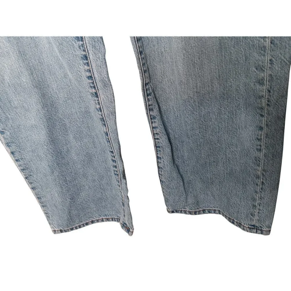 Indigo Palms Men’s Relaxed Fit Blue Jeans Size 36x30 Straight Leg Zip Fly Denim